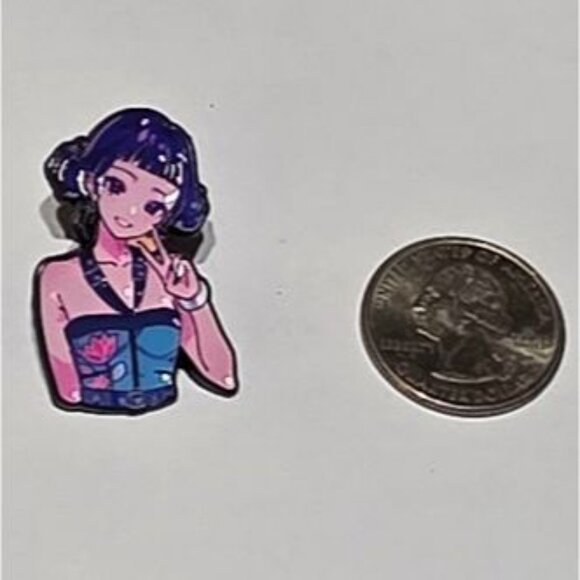 Netflix Huntrix KPOP Demon Hunters Anime Style Zoey Pin Collectible Edition - Picture 3 of 3